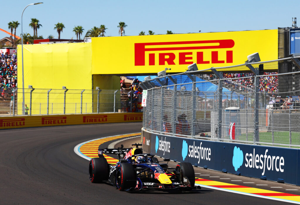 Max Verstappen of the Netherlands driving the (3) Oracle Red Bull Racing RB22 Red Bull Ford Powertrains on track during the F1 Grand Prix of Spain at Madring