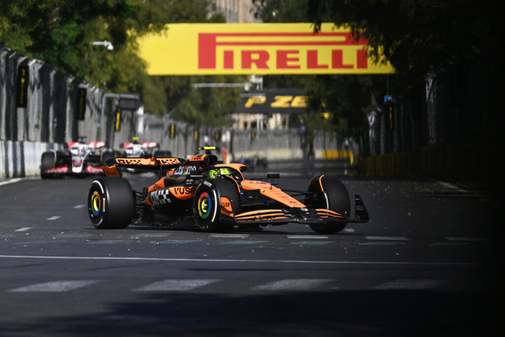 Lando Norris, McLaren MCL38 during the Azerbaijan GP at Baku City Circuit 2026
