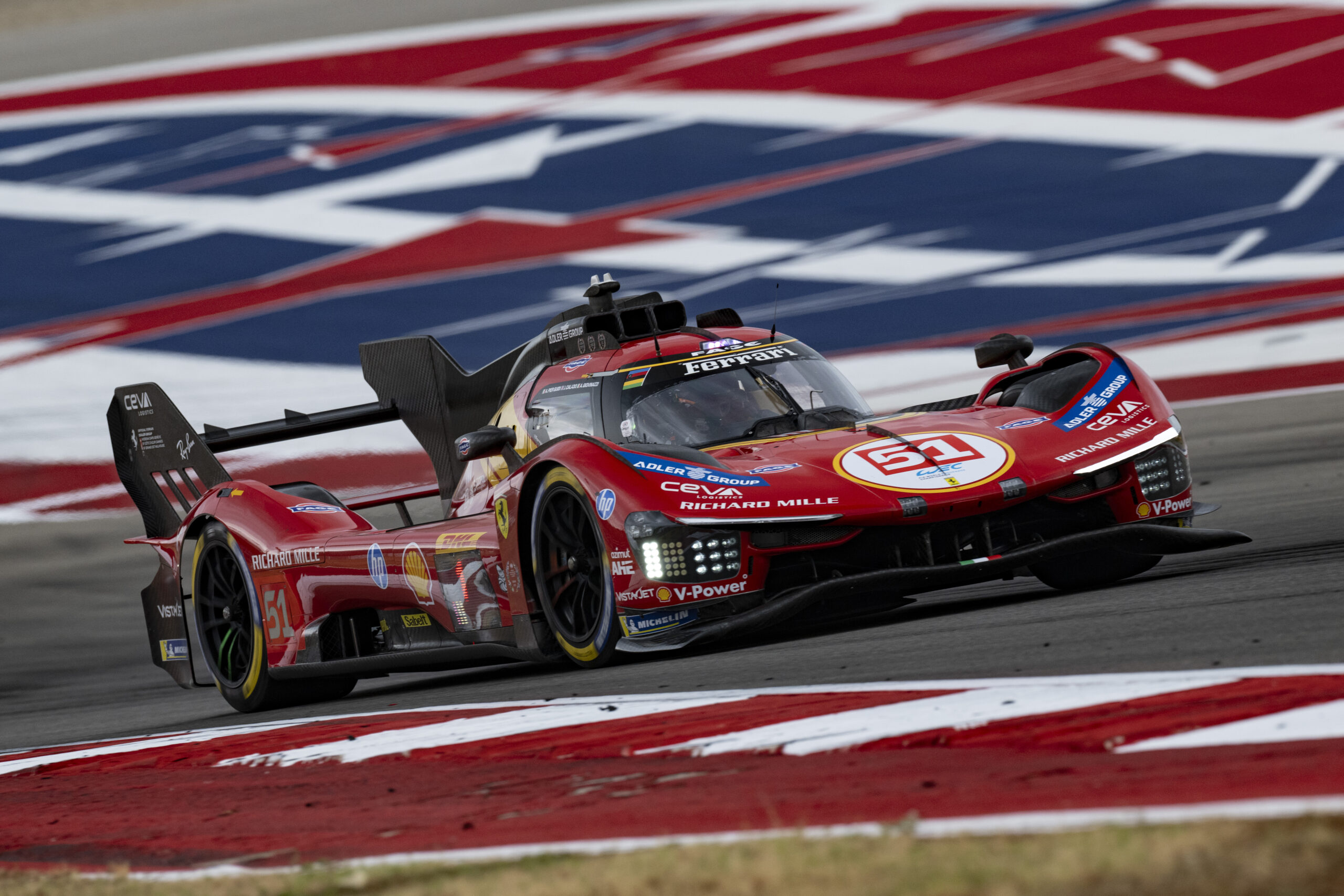 Ferrari sets the tone in opening Austin practice