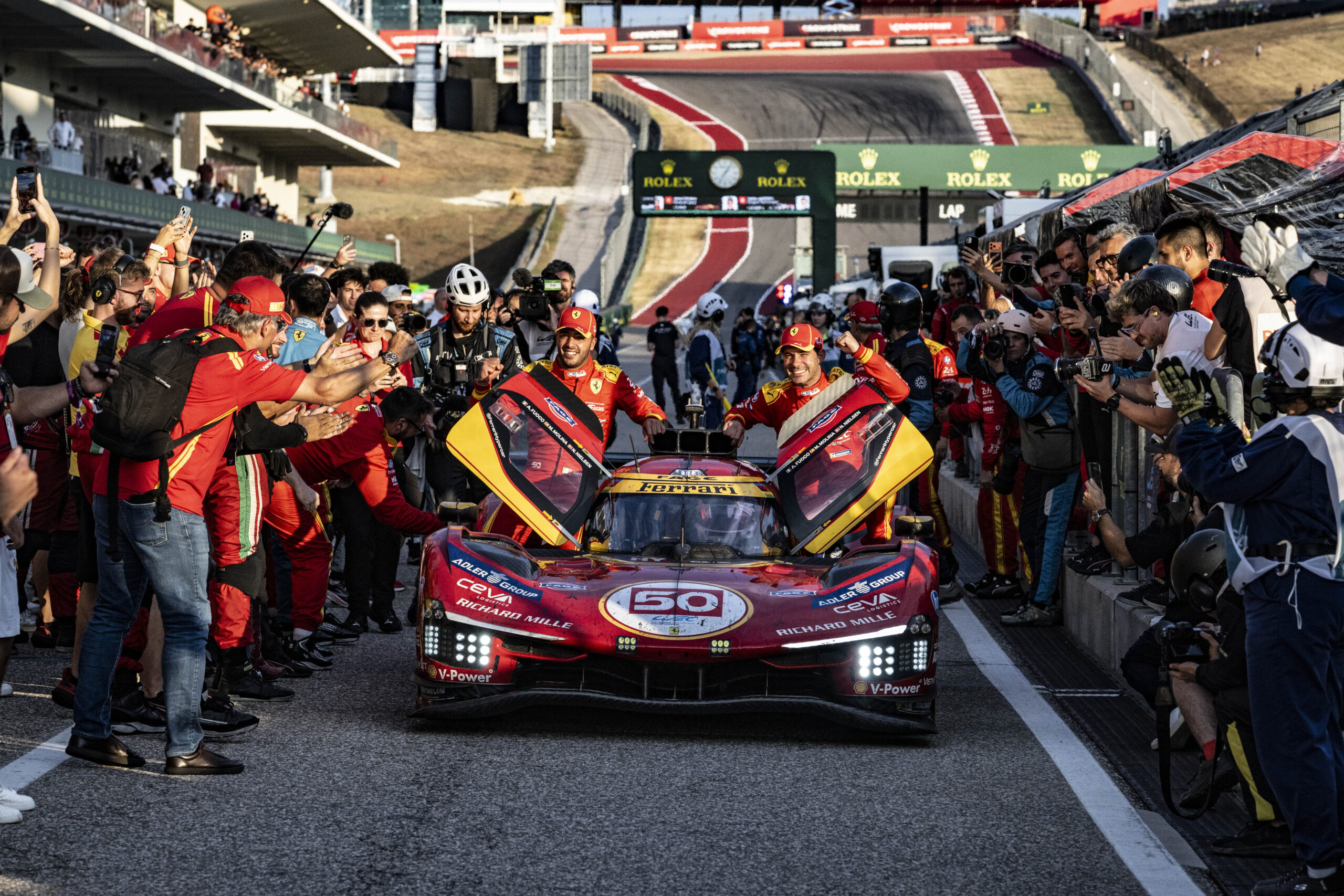 Ferrari inherits victory in Austin as Toyota’s lead crumbles ten minutes from the finish