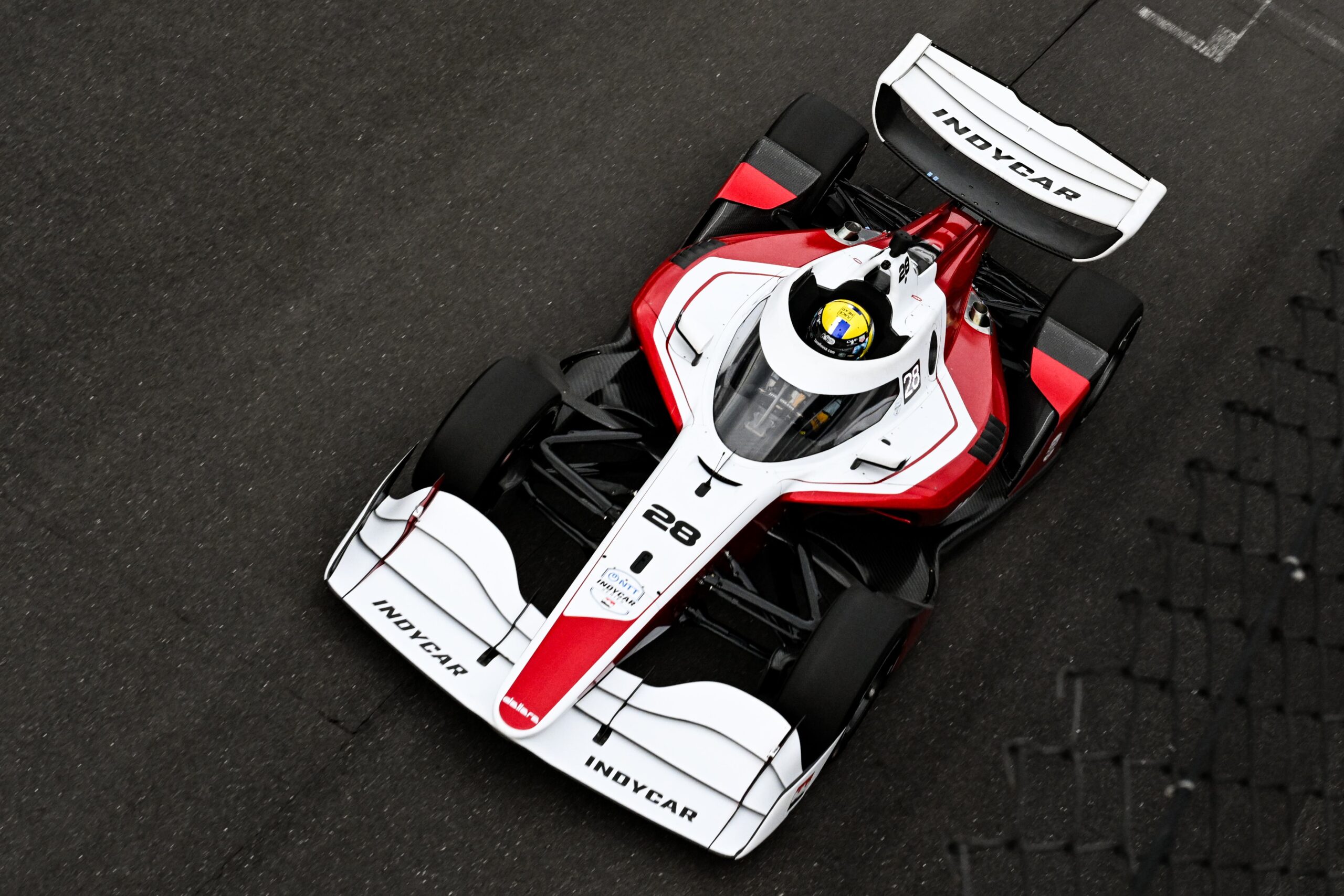 Rossi Kicks Off Oval Testing Program for New IndyCar in Indianapolis