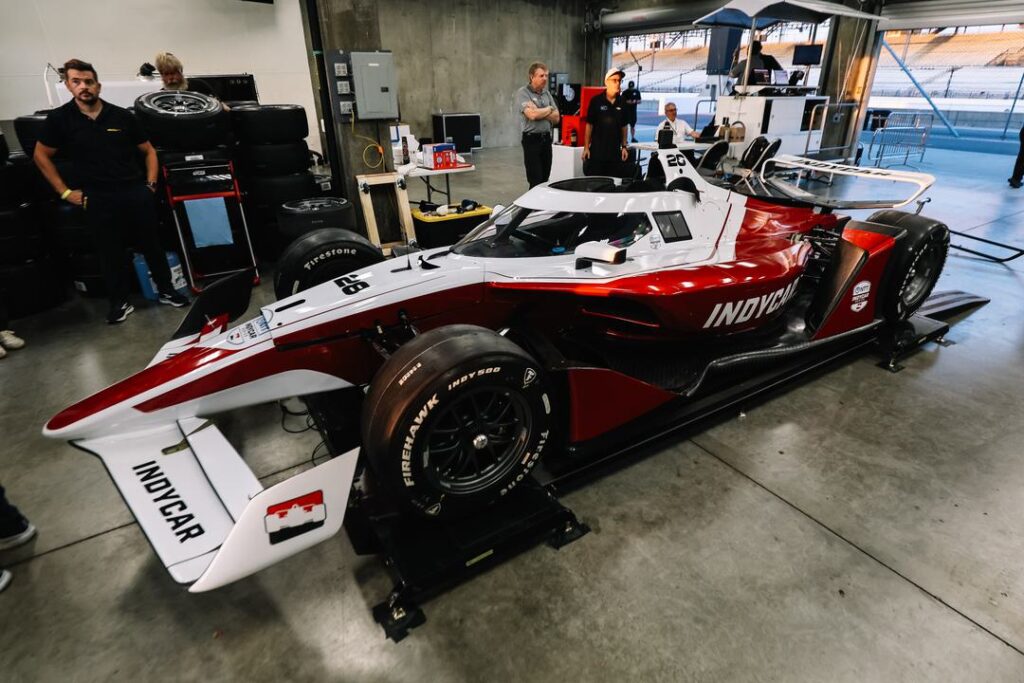 INDYCAR IR-28 Testing at IMS - Photo By: Joe Skibinski